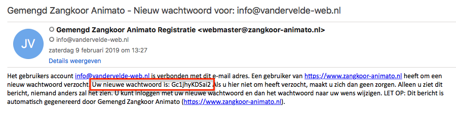 cb mail wachtwoord