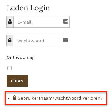 cb mail wachtwoord wwvergeten